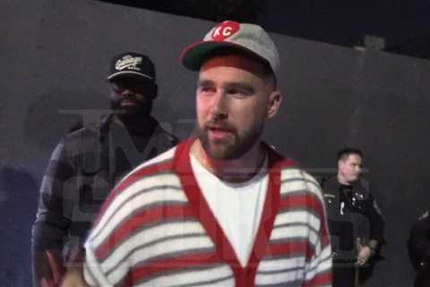 Travis Kelce Opens Up On Taylor Swift Wedding Reception, Tons of Garage Beer!