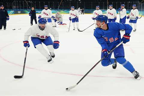 US men’s hockey team is going all-in on the Olympic village experience