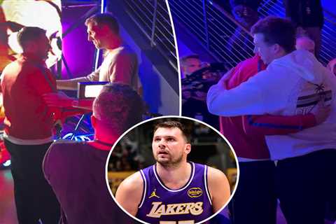 Luka Dončić’s 77x.world event in LA draws surprise appearance from Dirk and Austin Reaves