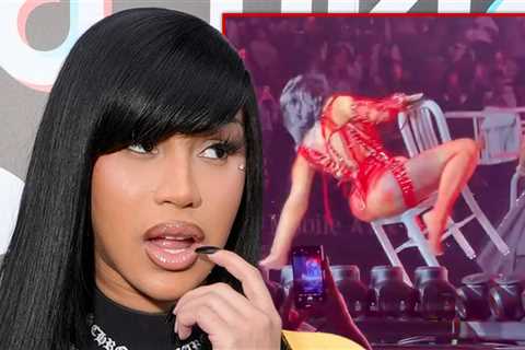 Cardi B Falls on Stage During 'Little Miss Drama' Tour