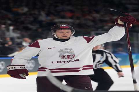 Latvia stuns Germany for first Olympic men’s hockey win in 12 years