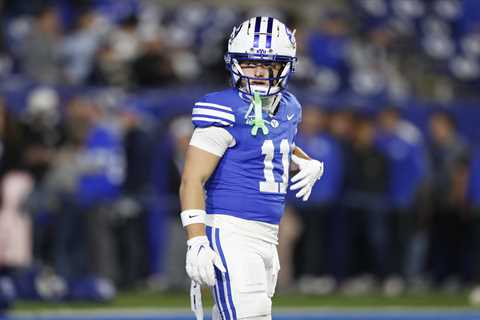 BYU says wide receiver Parker Kingston charged with felony rape is no longer a student there