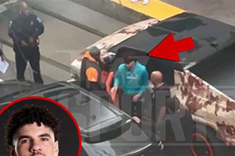 LaMelo Ball Spotted Dipping Into Lamborghini After Car Crash In Charlotte