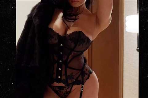 Guess Who the Actress and Model in Tiny Black Lingerie Is