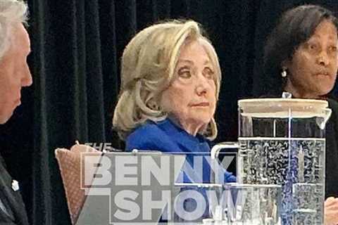 First Look at Hillary Clinton Testifying in Jeffrey Epstein Probe in Leaked Pic