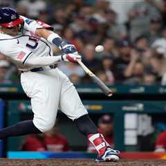 Aaron Judge breaks scoreboard after torching ball in World Baseball Classic