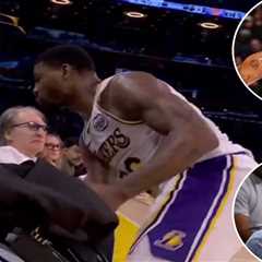 Marcus Smart crashes into ESPN crew, injures Bill Maher during Lakers-Knicks game