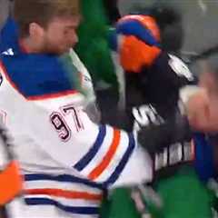 Connor McDavid Throws Punches in Rare In-Game Fight