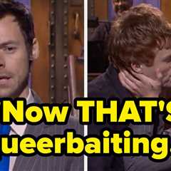 Harry Styles Addressed The Queerbating Allegations On SNL In The Funniest Way Possible