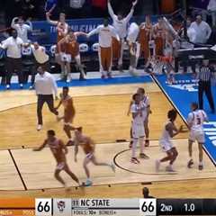 Sean Miller loses it on Texas assistant who runs on court early in last-second win