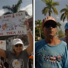 No Kings Protesters Clash with Counterprotesters in Florida, Watch