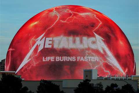 Metallica Go All In On Life Burns Faster Sphere Residency, Bump Total Number of Shows Up to 24