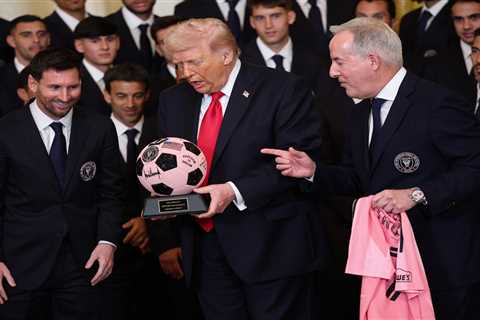 Alex Rodriguez joins Trump’s White House fete for Lionel Messi, Inter Miami