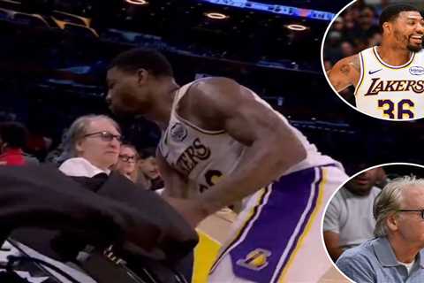 Marcus Smart crashes into ESPN crew, injures Bill Maher during Lakers-Knicks game