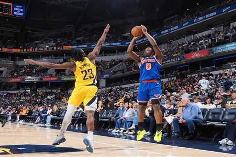 Shorthanded Knicks barely survive lowly Pacers in latest nail-biter