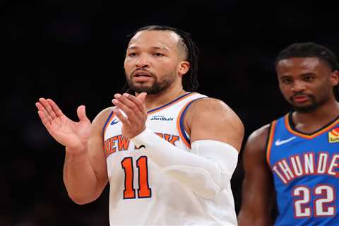 There’s a clear Jalen Brunson truth behind loud flopping discourse