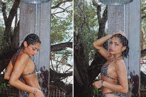 Hit The Shower With Avani Gregg ... Bikini Hot Shots In The Bahamas!