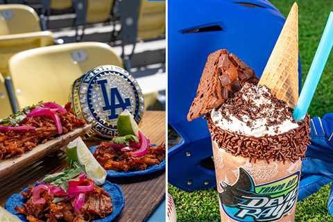 MLB Teams Unveil Opening Day Dishes, Two-Foot Hot Dogs And Loaded Shakes!