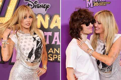 Miley Cyrus Celebrates Premiere of 'Hannah Montana 20th Anniversary Special'