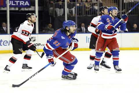Rangers have been so lucky to have Mika Zibanejad for most of his 1,000 games —and hopefully well..