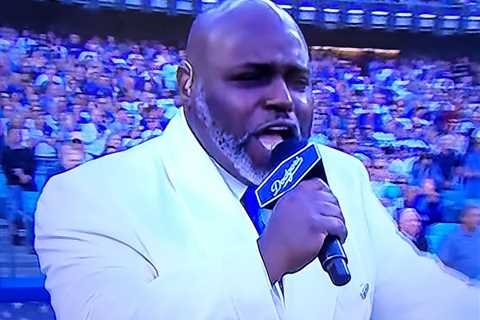 Fans blast out-of-tune National Anthem to kick off Dodgers’ Opening Day