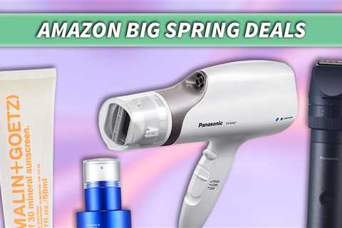 Amazon Big Spring Sale: Skincare, Haircare, Grooming Deals