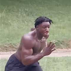 Why a 6-foot-4, 306-pound NFL draft prospect is turning heads despite hardly any football experience