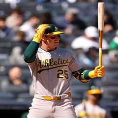 A’s All-Star Brent Rooker placed on IL with oblique strain