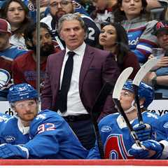 Avalanche head coach Jared Bednar hospitalized after taking puck to face, will miss road trip