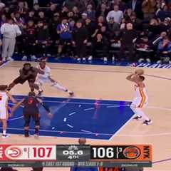 NBC blames ‘data issue’ for anger-inducing mistake at end of Knicks-Hawks game