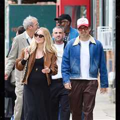 Sebastian Stan & Pregnant Annabelle Wallis Hold Hands on NYC Stroll