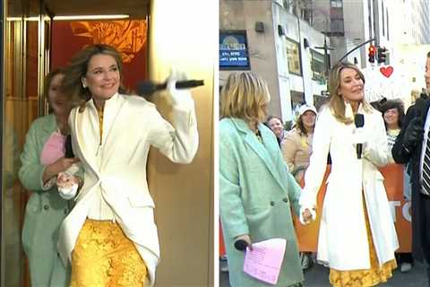 Savannah Guthrie Tears Up Seeing Fans During First Show Back at 'Today'