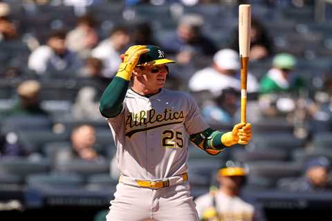 A’s All-Star Brent Rooker placed on IL with oblique strain