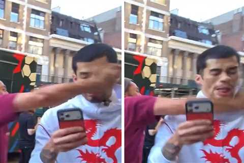 Sneako Sucker Punched Walking Down Sidewalk, on Video