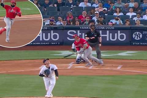 Angels rough up Yankees’ Ryan Weathers with back-to-back-to-back homers