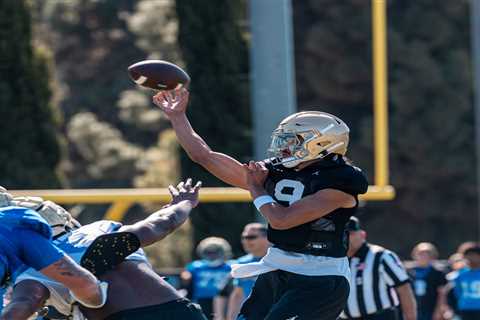 UCLA football pushes through an energy dip in spring practice
