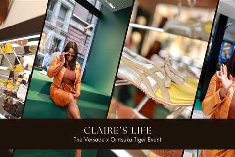 Claire’s Life: Inside the Versace x Onitsuka Tiger SoHo Celebration in Caramel Leather and Chic..