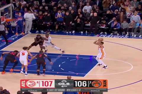 NBC blames ‘data issue’ for anger-inducing mistake at end of Knicks-Hawks game