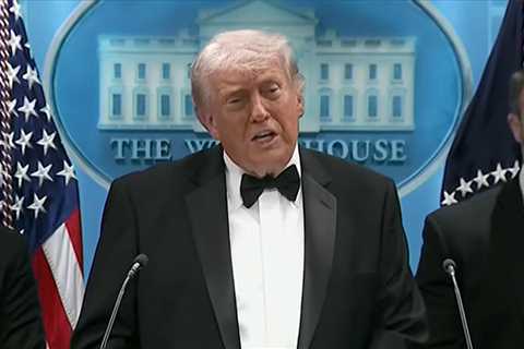 President Trump Addresses White House Correspondents' Dinner Shooting, Live Stream