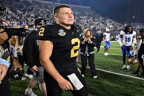 Diego Pavia gets encouraging message from Deion Sanders after controversial QB goes undrafted