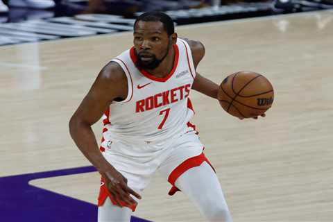 Kevin Durant out for Rockets’ must-win Game 4 versus Lakers