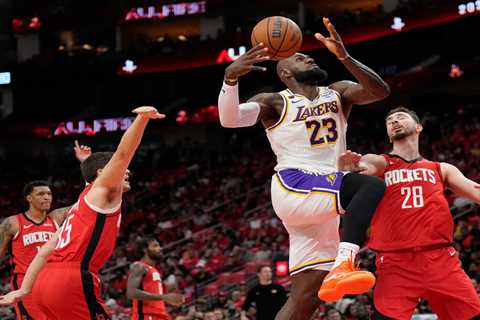 Lakers fall to Kevin Durant-less Rockets in Game 4 for 1st loss in playoff series
