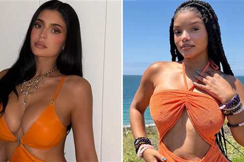 Kylie Jenner vs. Halle Bailey Who'd You Rather?! Babes In Orange Edition