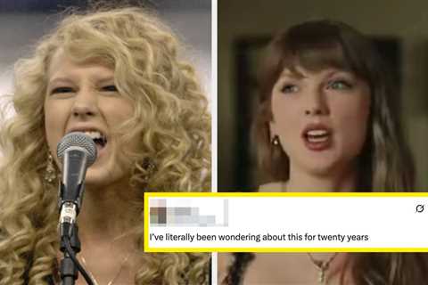 After 20 Long Years, Taylor Swift Has Finally Explained The Mystery Behind A Strange Lyrical Choice ..