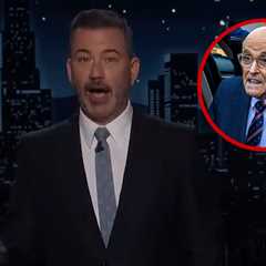 Jimmy Kimmel Jokes About Rudy Giuliani Rising From Grave Before Hospitalization