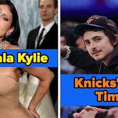 Timothée Chalamet Ditched The Met Gala —And Kylie Jenner— To Catch The Knick's Game Courtside, And..