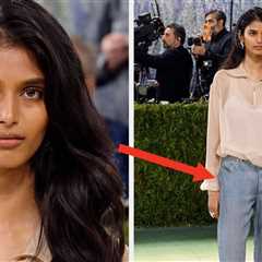 People Are Losing It Over This Model Wearing Jeans To The Met Gala, But There’s A Massive Plot Twist