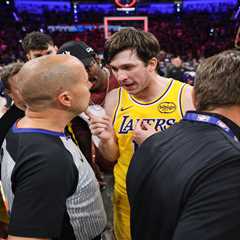 Angry Lakers surround refs in heated scene after playoff loss: ‘Yelled in my face’