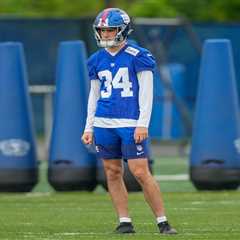 Undrafted rookie Dominic Zvada opens Giants kicking competition