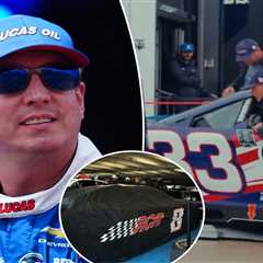 NASCAR garage watches in tearful silence as Kyle Busch’s former car is unloaded at track